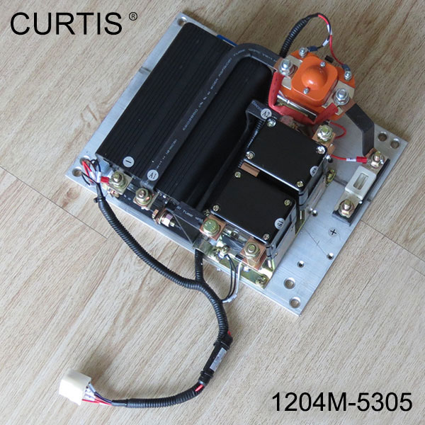 CURTIS DC Series Winding Motor Speed Controller Assemblage 1204M-5305, 36-48V, 325A,  With 0-5K Foot Pedal Throttle