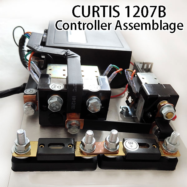 CURTIS DC Series Winding Motor Speed Controller Assemblage 1207B-4102, 24V / 250A,  With 0-5V Throttle