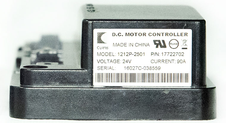 CURTIS Permanent Magnet Driving Motor Speed Controller 1212P-2501, 24V / 90A, EP and XILIN Pallet Truck Controller