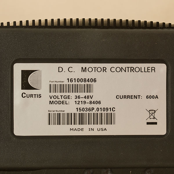 CURTIS 1219-8406 36V / 48V DC Series Winding Motor Speed Controller, HELI DQKC-025 Forklift Traction Motor Controller, Rated for 600A