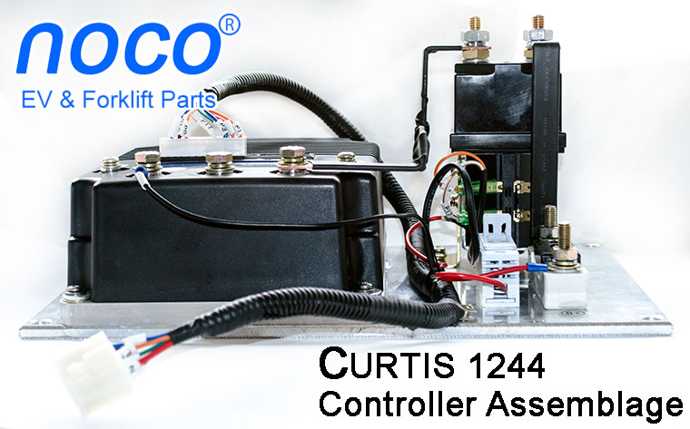 CURTIS DC SepEx Motor Speed Controller Assemblage, 1244 Series, Heavy Duty Forklift Engine Driver 