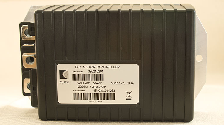 Programmable CURTIS DC SepEx Motor Speed Controller, PMC Model 1266A-5201, 36V / 48V - 275A, 0-5K or 0-5V Electric Throttle