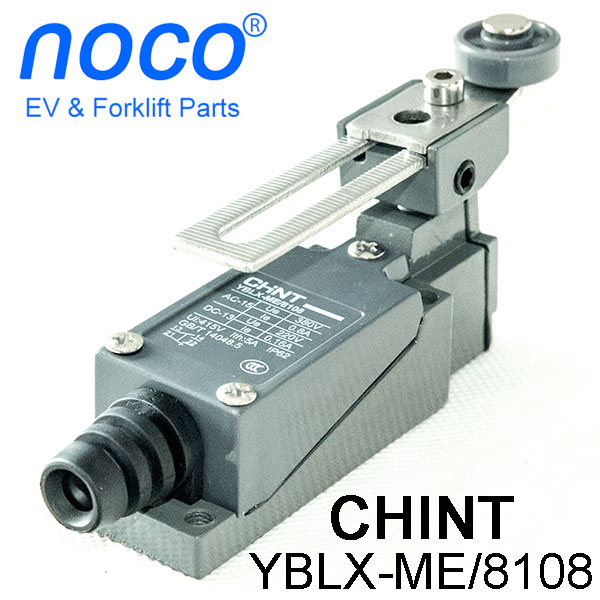 CHINT Mini Limit Switch, Adjustable Roller Lever, Model YBLX-ME/8108