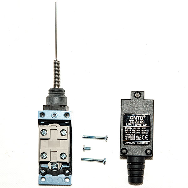 CNTD Mini Limit Switch With Flexible Coil Spring Arm, Model: TZ-8169