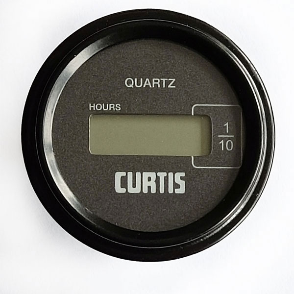 3-Wire Hour Meter, Battery Powered Vehicle / Boat Operating Timer / Counter, 52mm Round Bezel, Compatible with CURTIS 701RN001O1248D