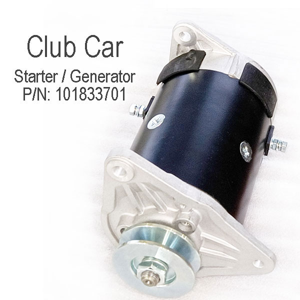 Club Car 101833701 / 1012316, 12V Starter Generator Motor