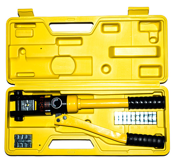 Full set of crimping tool YQ-120, in the case