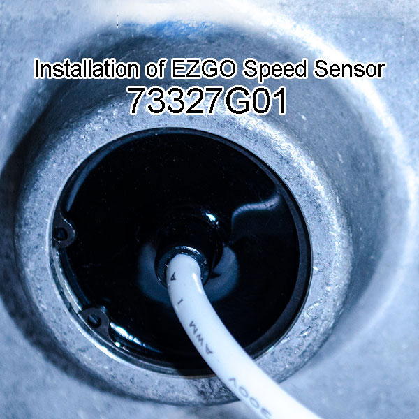 36V SepEx DC Motor ZQS36-3.0C-T, DE2-4007, Installation of E-Z-GO Speed Sensor 73327G01