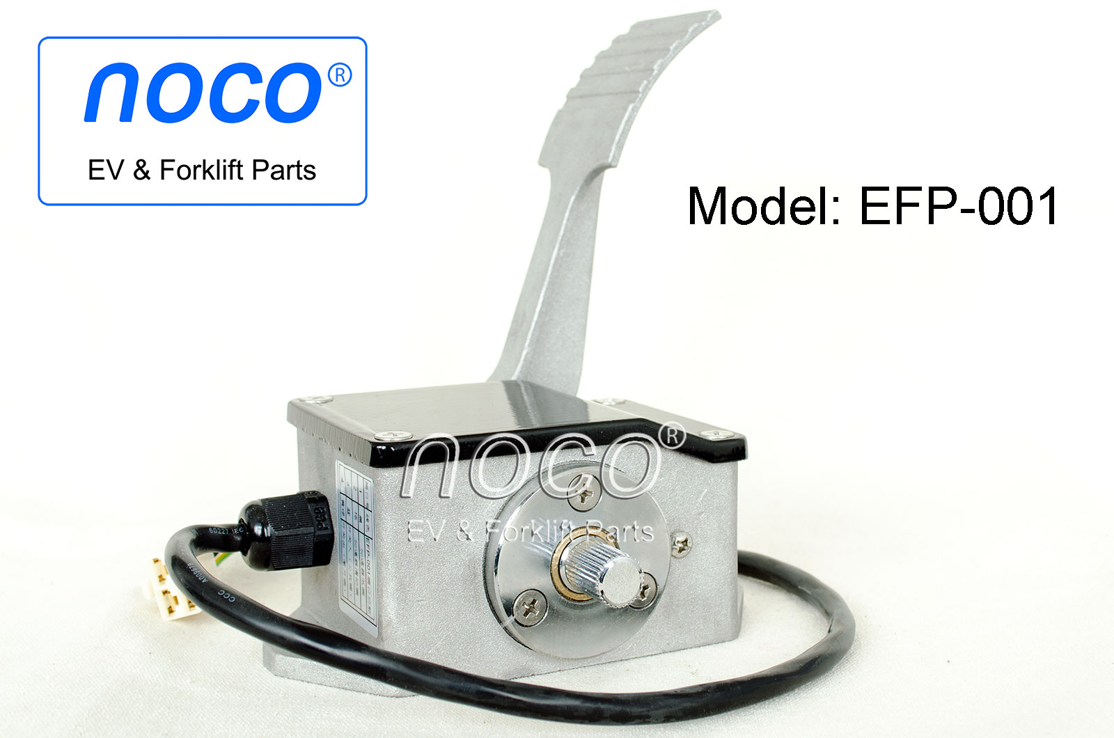 EFP-001, 2-Wire Potentiometer 0-5K Foot Pedal Throttle For Golf Cart And Mobility Vehicle