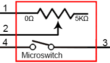 2-Wire 0-5K Throttle EFP-001 Wiring Diagram