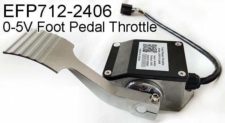 CURTIS EFP712-2406 0-5V  electric throttle, foot pedal accelerator