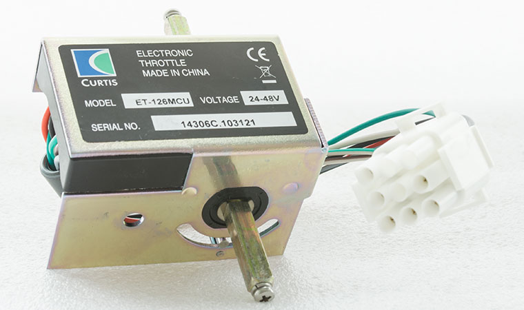 CURTIS ET-126 MCU 0-5V Hall-Effect Throttle, Non-Contact Voltage Throttle With Forward And Reverse Signals