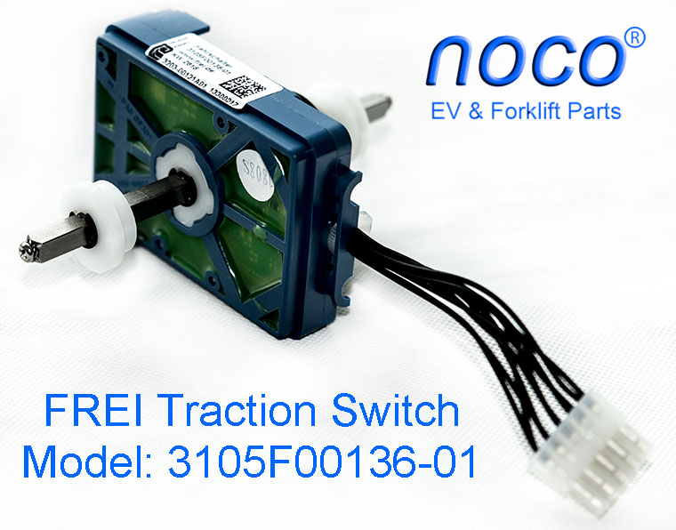FREI Potentiometer Type Universal Traction Switch 3105F00136-01 (3203-00121A01), Tiller Head Throttle With Direction Signals, Electric Forklift Accelerator