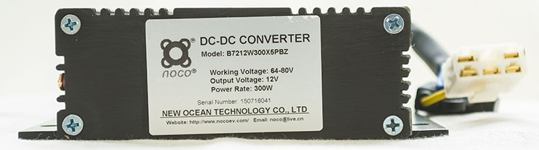 Non-isolated type DC-DC converter, 60-84V to 12V, 300 Watts, electric vehicle 12V DC source