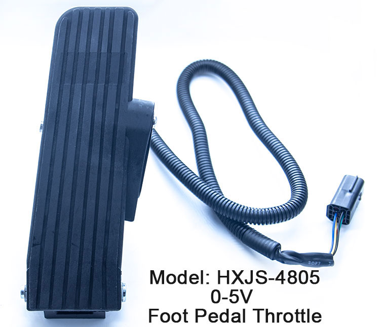 Non-contact type foot pedal 0-5V Electric Throttle HXJS-4805, working voltage range 36-80V DC 