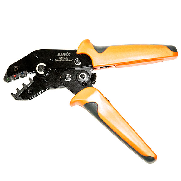 IWISS SN-02C Ratchet Type Crimper, 23-10 AWG Crimping Tool