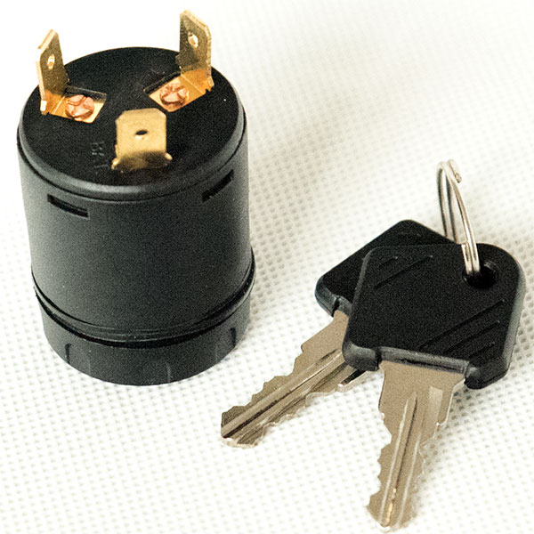 Automotive Key Switch, Model: JK 802, LINDE /  Jungheinrich / HELI Forklift Ignition & Starting Switch