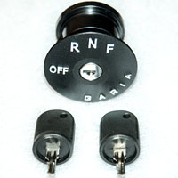 4-Position RND RNF Keyswitch / Ignition Key Starter With Indicator, E-Z-GO Electric RXV Key Switch