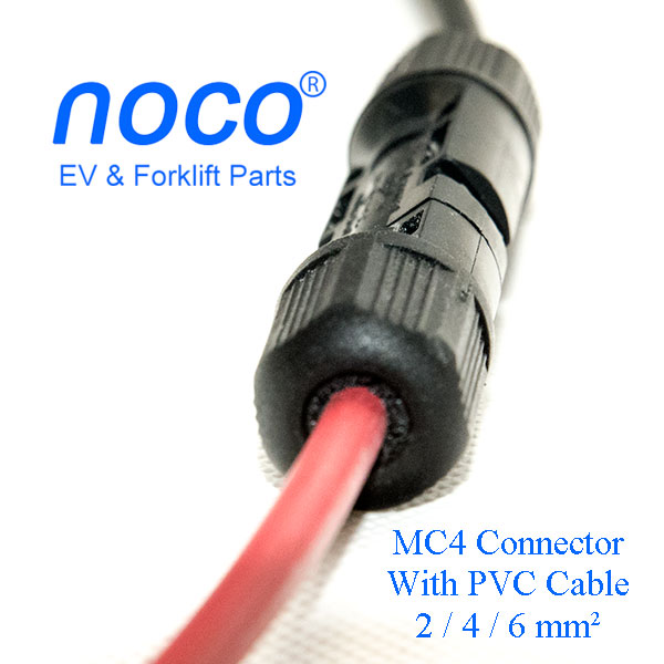 Photovoltaic Power Connector MC4, Prewired With Cable PV1-F1