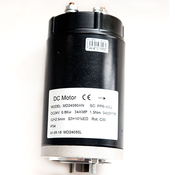 DC Permanent Magnet Drive Motor, Pallet Truck Hydraulic Pump Driving Motor, Model: MD24080AN