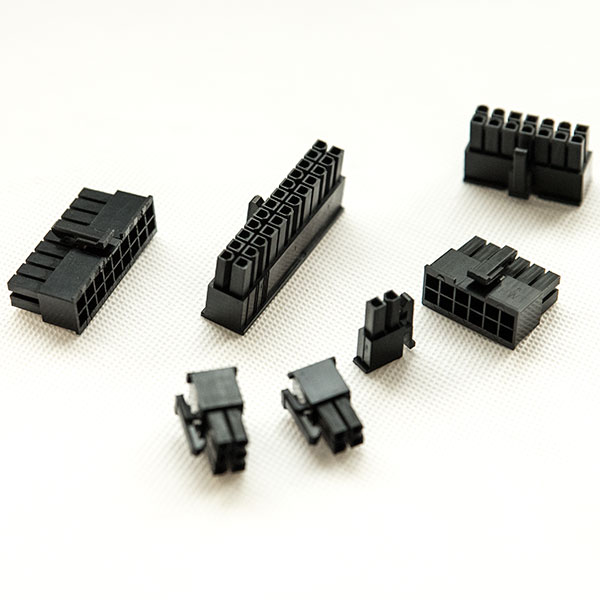 MOLEX Mini-Fit Jr Power Crimp Connector, 2-24 Pins, Double-Row, 5556 Terminal, 5557 Housing