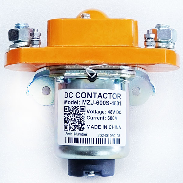 MZJ-600S, Energy Saving 600A SPST Double Coil DC Contactor / Solenoid, Normal Open
