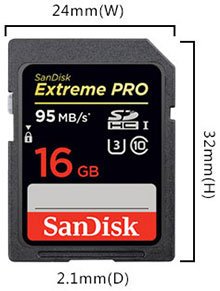Sandisk Extreme Pro SD High Speed Memory Card SDHC 95 MB/s