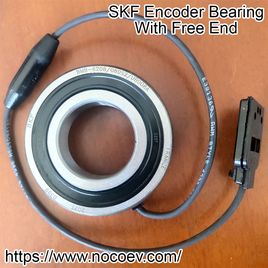 SKF Encoder Bearing BMB-6208/080S2/UB008A, free cable end