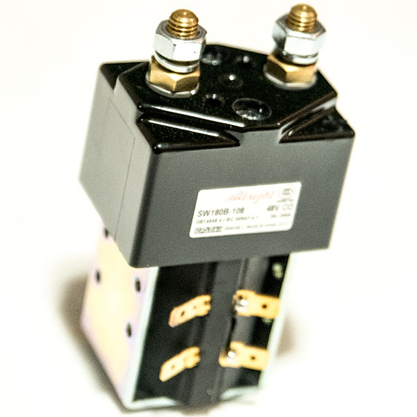 Abright SW180B-108 DC Contactor, 48V 200A CO, With Magnetic Blowout