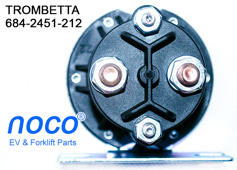 24V TROMBETTA PowerSeal DC Contactor 684-2451-212, With Flat type L Shape Bracket