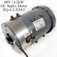 DC SepEx Motor XQ-4.2-3DAT, 48V 4.2kW
