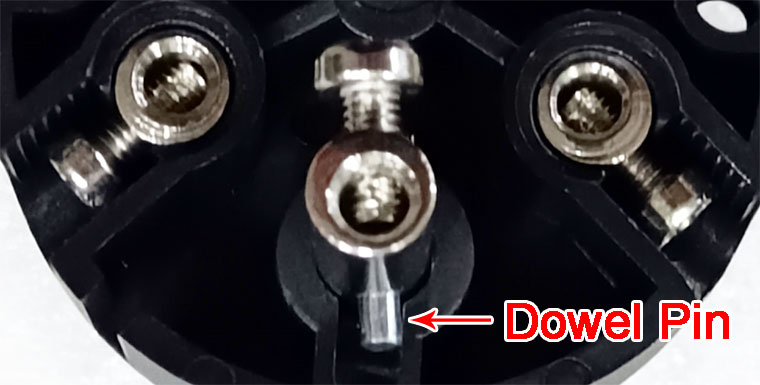 Positio of DOWEL Pin of YEEDA Y115 Socket Connector