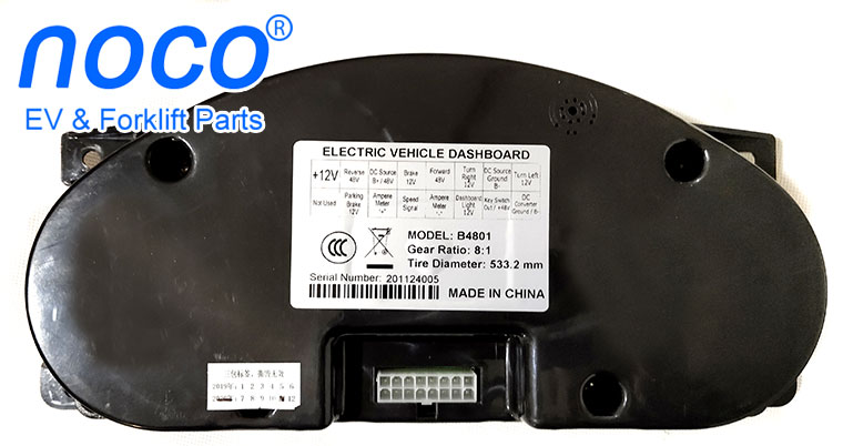 Electric Vehicle Display Instruments Assemblage, Voltage Meter, Speedometer, Odometer, Ampere Meter, Hour Meter, Lights